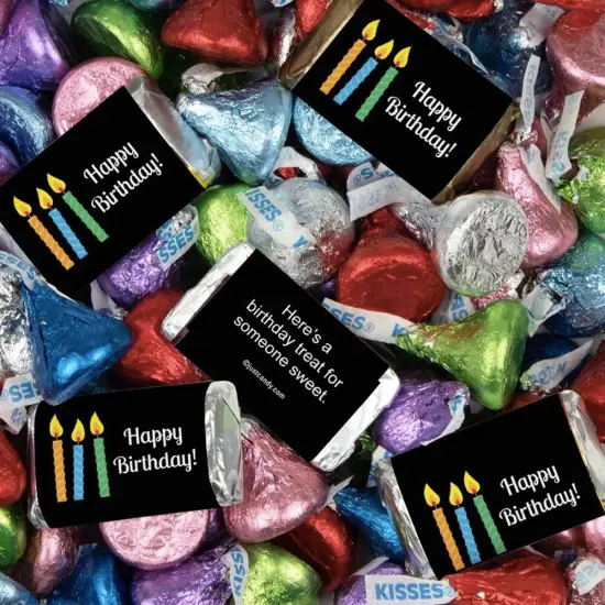 130 pcs Birthday Candy Hershey's Chocolate Mix (1.65 lb) - By Just Candy {1}