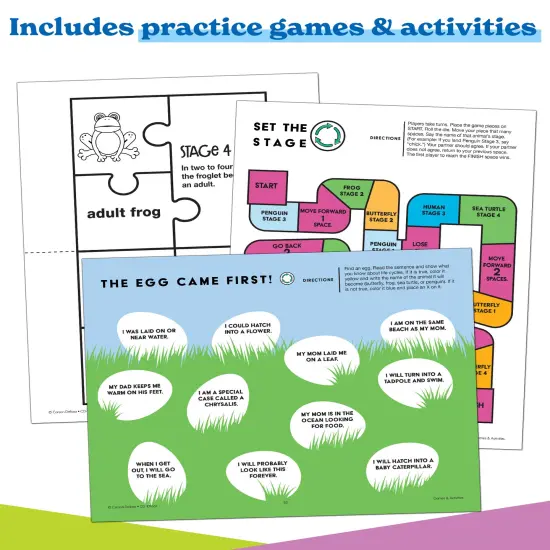 Carson Dellosa In A Flash Animal Life Cycle Instructional Resources&mdash;Flash Drive With Lessons, Journal, Templates, Posters, STEM Challenge, Life Cycle Charts, Animal E-Books, Grades K-2 (225 pgs) {4}