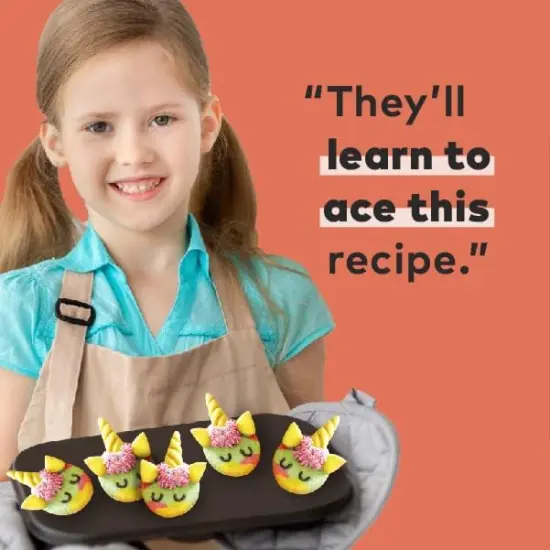 Duff Goldman DIY Kids Baking Kit by Baketivity - Bake Unicorn Rainbow Cookies with Premeasured Ingredients | Best Family Fun Activity Cookie Making Kit, Baking Gift Set for Girls, Boys, Teens, Adults {4}