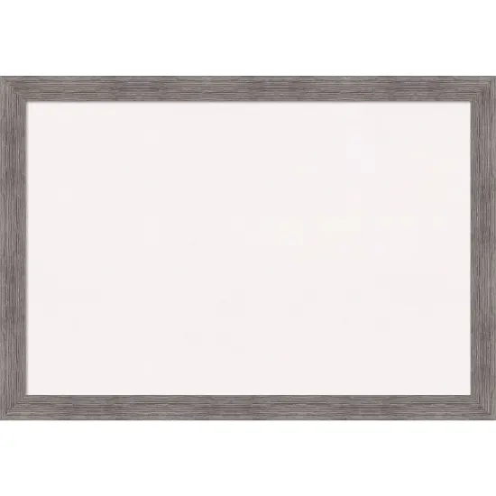 Pinstripe Plank Grey Narrow Framed Corkboard, White Cork {1}