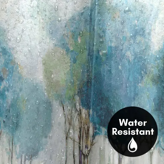 Americanflat 71" x 74" Shower Curtain, Misty Meadow II by PI Creative Art {3}