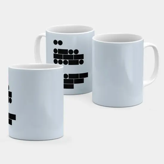 Morse Code I Love You 11 Oz Mug IX {3}