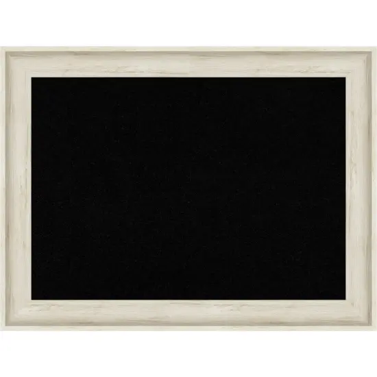 Regal Birch Cream Framed Corkboard, Black Cork {1}
