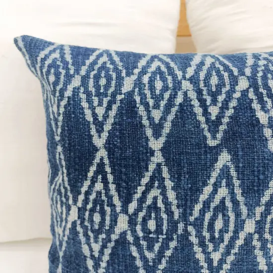 NTS Pillow Cover Boho Pillow Cover Indigo Pillow Cover 18x18 Pillow cover {2}