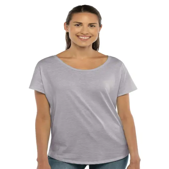 Next Level&reg; Women's Ideal Dolman T-Shirt Heather grey {1}