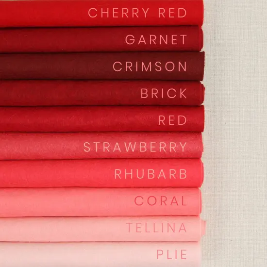 Wool Felt, Cherry Red {3}