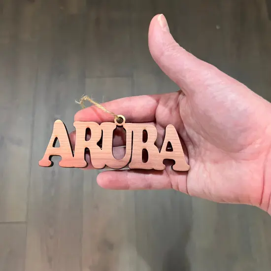Aruba - Cedar Ornament {4}