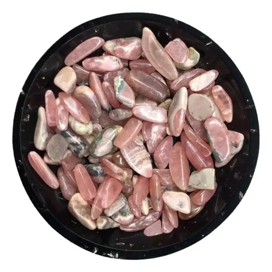 Rhodochrosite Mini Crystal Chips &ndash; Size 2 {1}