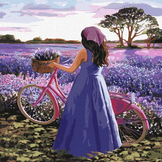 Painting by Numbers kit Lavender inspiration KHO2608 {2}