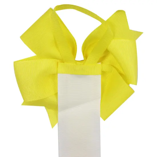 Wrapables Hair Clip and Hair Bow Holder, Yellow Chevron {3}