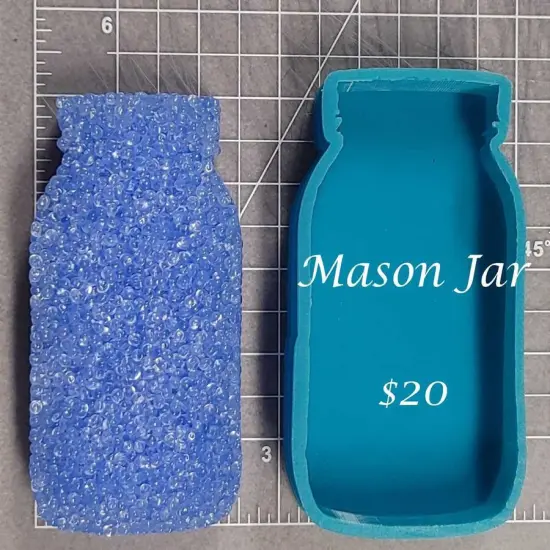 Mason Jar Silicone Freshie Mold {2}