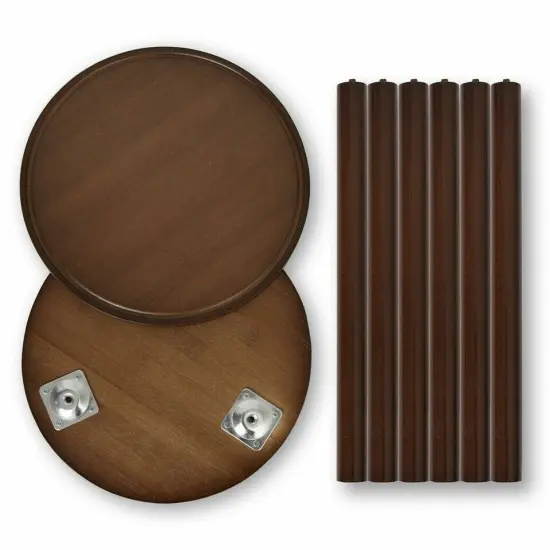 2X Bamboo Plant Stand Side Table {3}