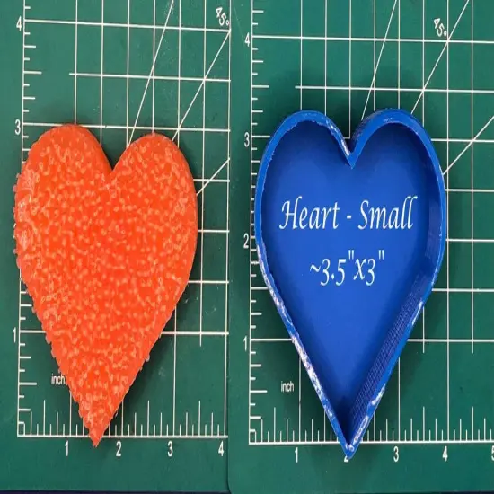 Heart Silicone Freshie Mold - 3" {1}