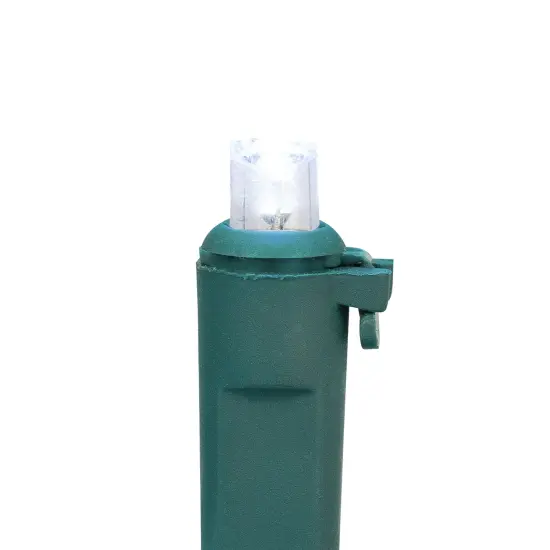 Northlight LED Wide Angle Christmas Lights - Blue and White - 16.25' Green Wire - 50ct {5}