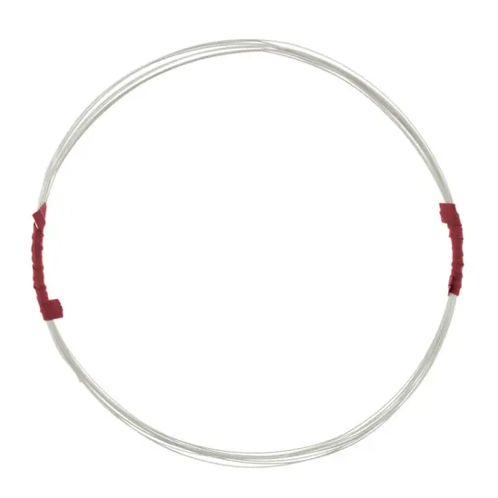 JewelrySupply Half-Round Wire 22 Gauge Half-Hard Sterling Silver (Sold by The Foot) {1}
