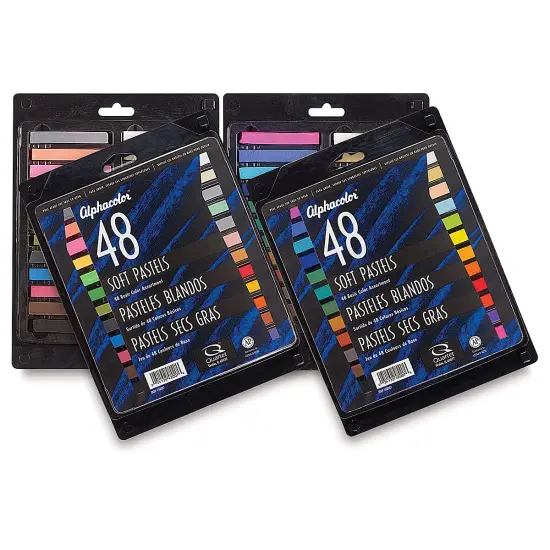 Alphacolor Soft Pastels - Basic Colors, Set of 48 {2}