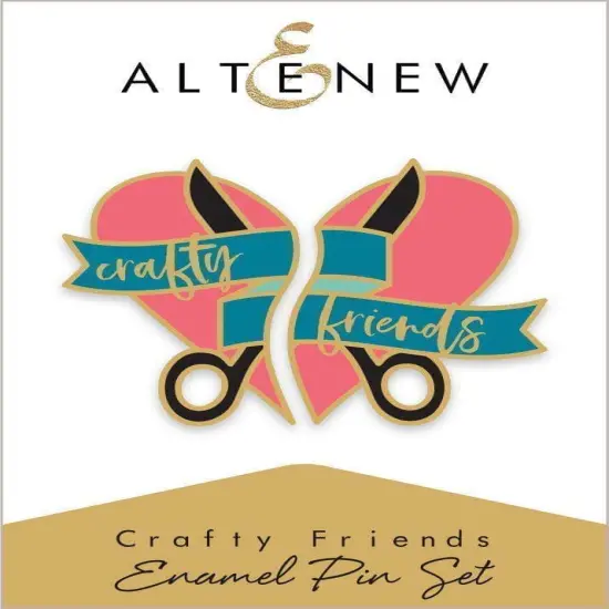 Crafty Friends Enamel Pin Set {2}