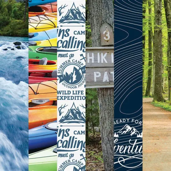 Outdoor Adventure 12 x 12 Scrapbook Paper Set {1}