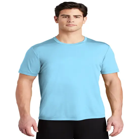 Sport-Tek&reg; Posi UV Crew Neck Short Sleeve Pro Tee Light blue {1}