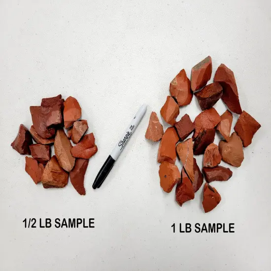 Red Jasper Stones - Rough Crystals Bulk {4}