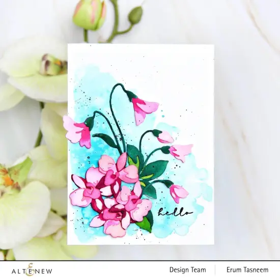 Craft-A-Flower: Dendrobium Orchid Layering Die Set {5}