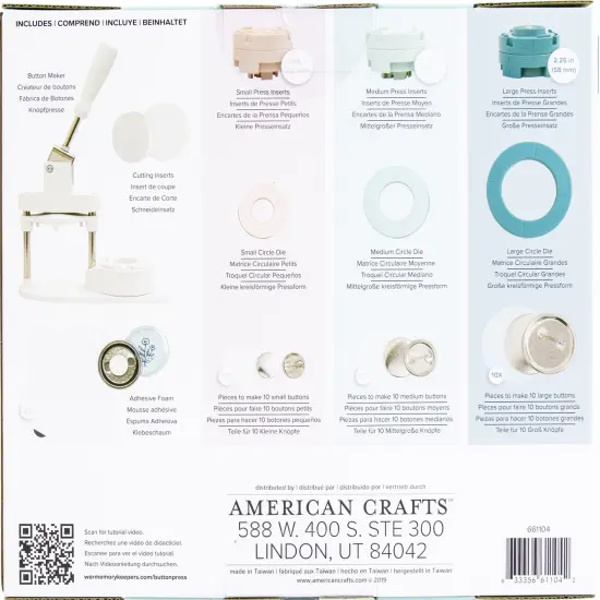 We R Button Press Bundle-104 Pieces {4}