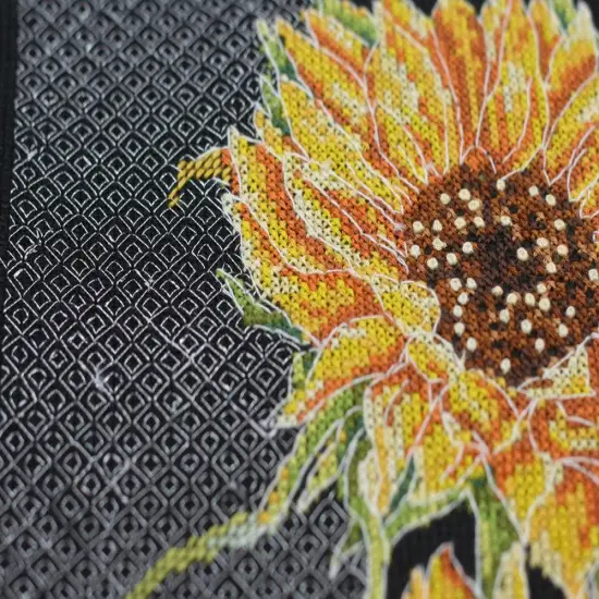 Cross-stitch kit Bright sunflowers {3}