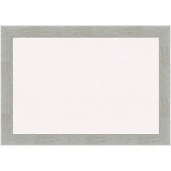 Glam Linen Grey Framed Corkboard, White Cork {1}