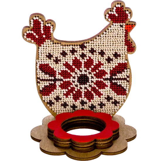 Set for embroidery with beads on wood FLK-266 {2}