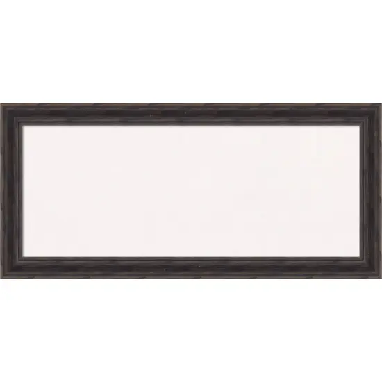 Rustic Pine Narrow Wood Framed Corkboard, White Cork Brown {1}