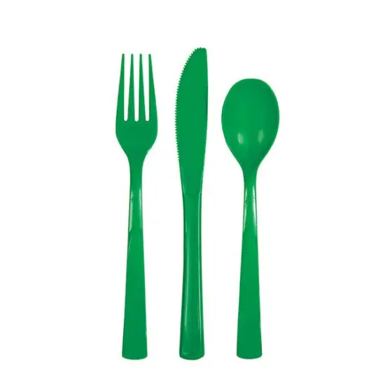 Emerald Green Assorted Cutlery {2}