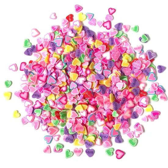 Buttons Galore and More Sprinkletz - Tiny Polymer Clay Embellishments - Romance Bundle 60 grams {4}