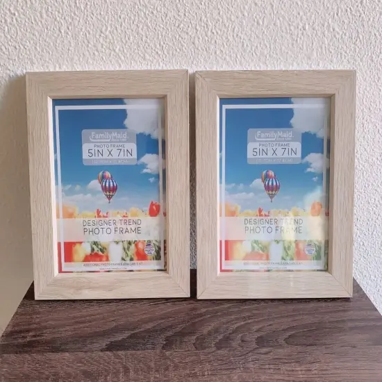 Photo frame - Picture frame - 5"X7" - Pack 2 {2}