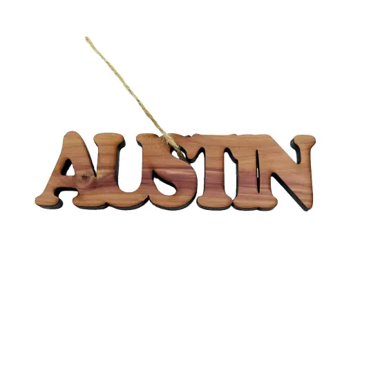 Austin - Cedar Ornament {1}