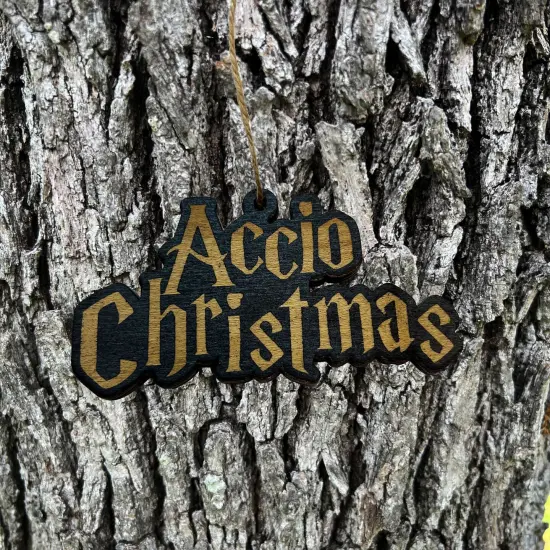 Ornament Accio Christmas - BLACK Ornament {4}