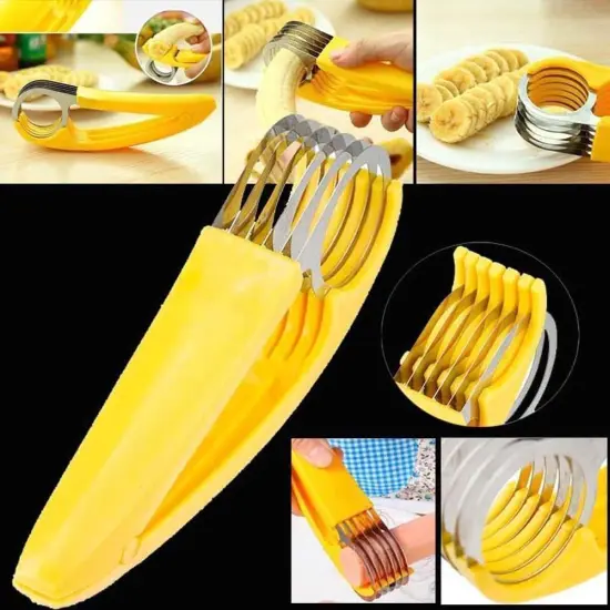 Kitcheniva Stainless Steel Banana Slicer {1}