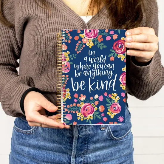 bloom daily planners Undated Soft Cover Planner, 5.5" x 8.25", Be Kind {2}