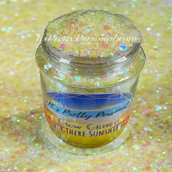 &ldquo;Hey There Sunshine&rdquo;- Yellow Opal GLOW Glitter {1}