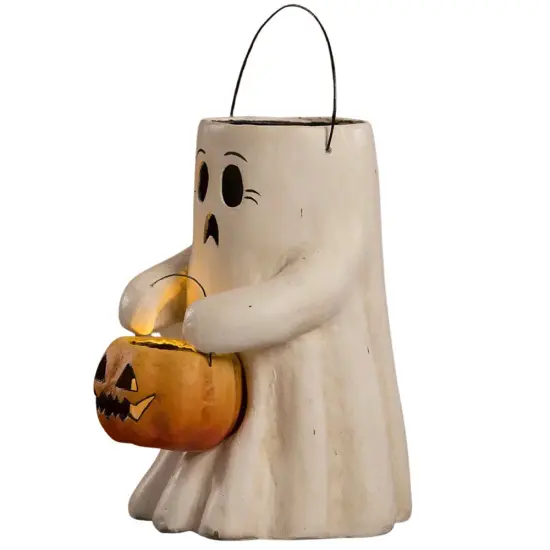 Scaredy Boo With Pumpkin Bucket 8" {2}