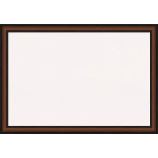 Yale Walnut Framed Corkboard, White Cork {1}