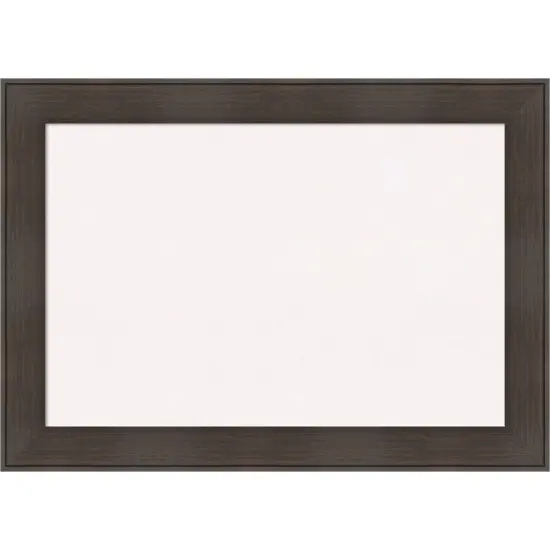 William Rustic Woodgrain Framed Corkboard, White Cork {1}