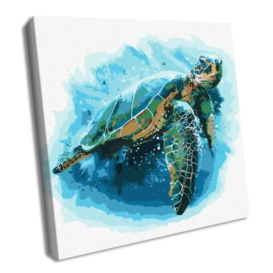 Painting by Numbers kit Blue turtle KHO4271 {1}