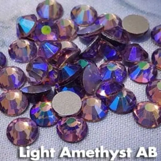 Light Amethyst AB - KiraKira Glass Rhinestones by CrystalNinja {3}