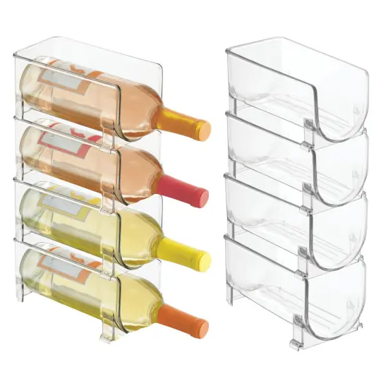 mDesign Wine Rack, Water Bottle Storage Organizer Holder, Stackable {1}