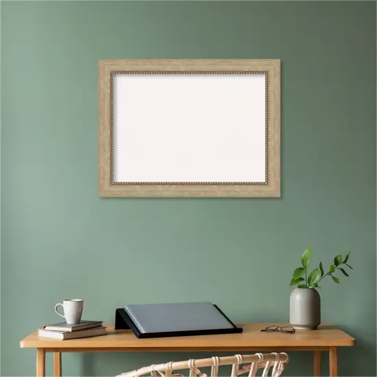 Astor Framed Corkboard, White Cork Champagne {6}