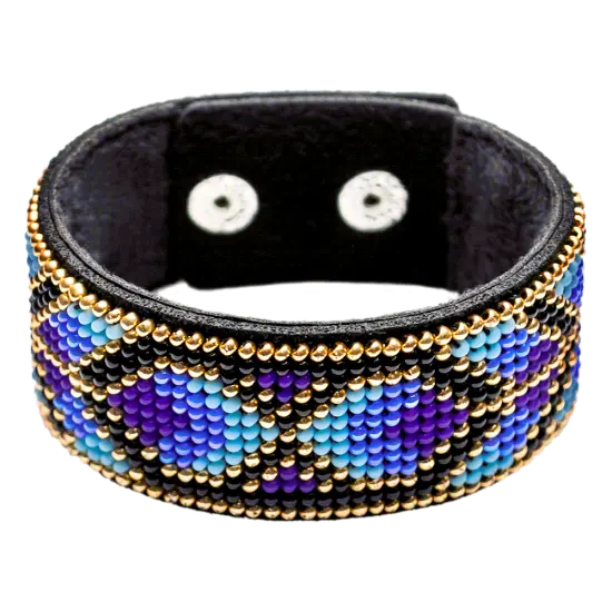 Bead embroidery kit on artificial leather FLBB-026 {2}