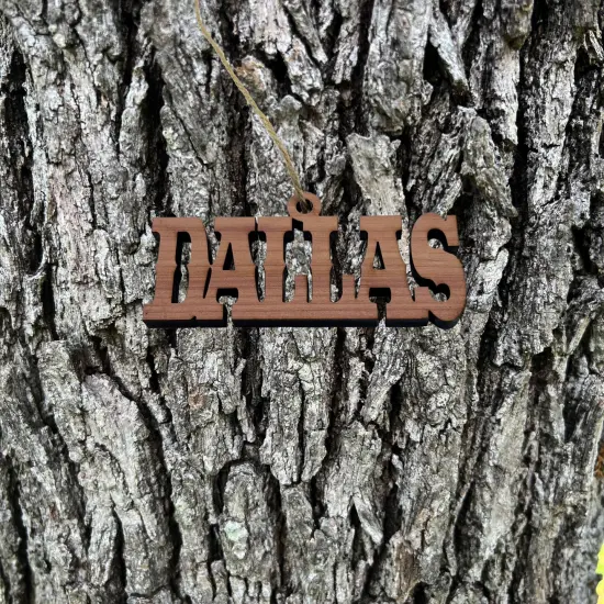 dallas - Cedar Ornament {2}