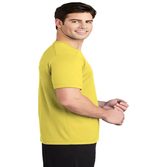 Sport-Tek&reg; Posi UV Crew Neck Short Sleeve Pro Tee Yellow {6}