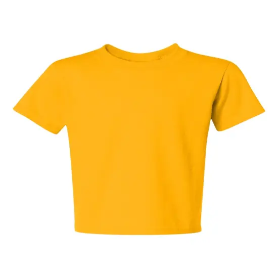 JERZEES&reg; Dri Power Youth 50/50 Poly Cotton Crewneck Short Sleeve T-Shirt Island yellow {1}