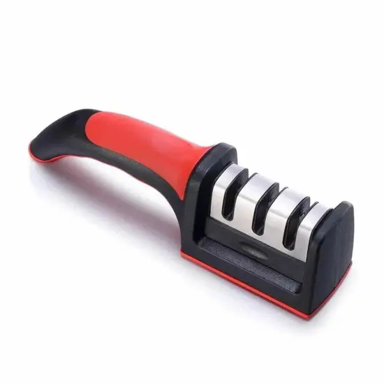 Knife Sharpener 3 Stage Steel Diamond Ceramic Coated Kitchen Sharpening Tool {1}